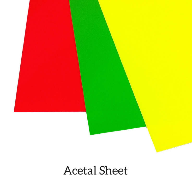 Acetal Sheet in various colours